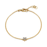 Diamond Plum Blossom Flower Bracelet - Dracakis Jewellers